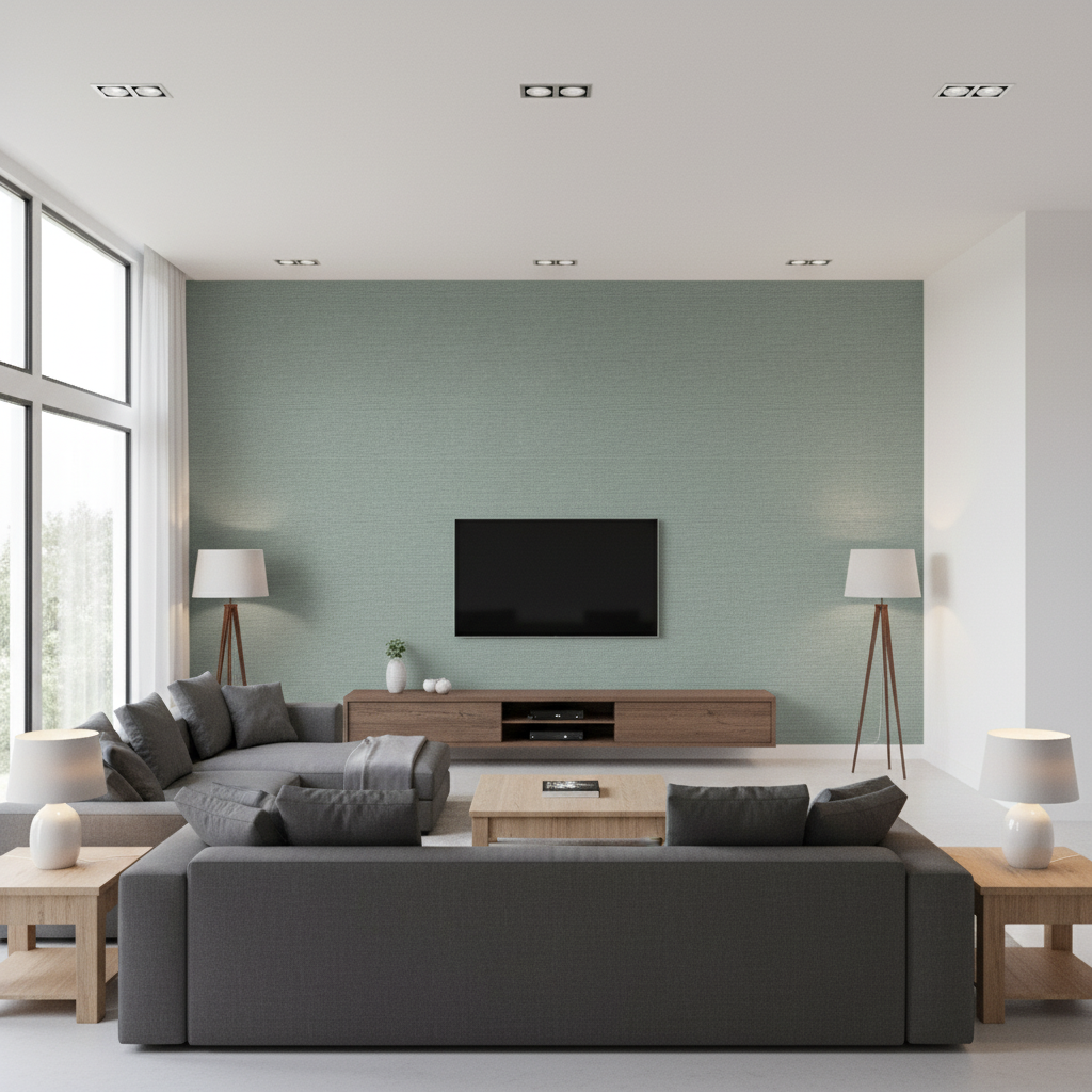 Dublin Linen Seamist — Living Room Room Setting