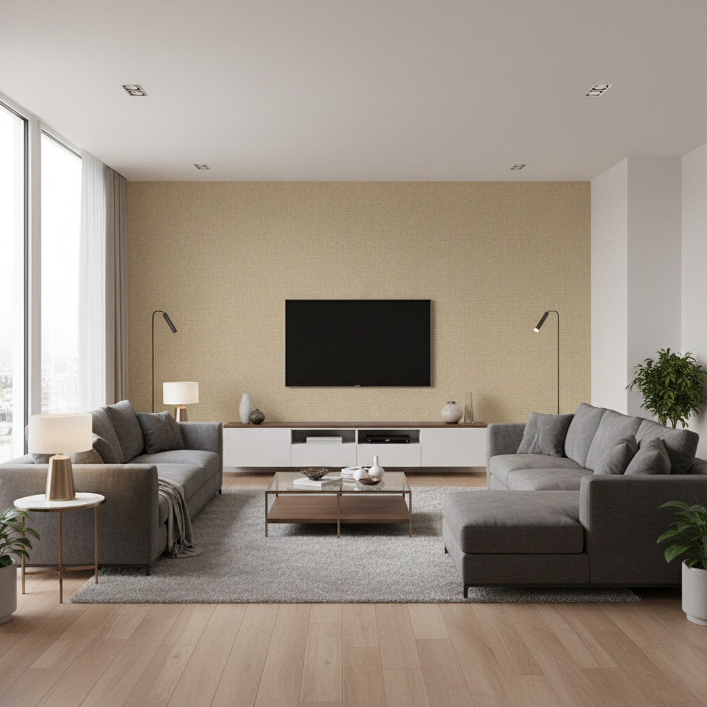 Dublin Linen Granite — Living Room Room Setting