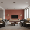 Dublin Linen rust — Living Room Room Setting