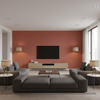 Dublin Linen rust — Living Room Room Setting