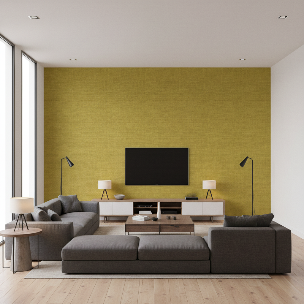 Dublin Linen olive — Living Room Room Setting