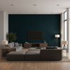 Dublin Linen Indigo — Living Room Room Setting