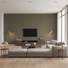 Dublin Linen Carob — Living Room Room Setting