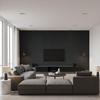 Dublin Linen Black — Living Room Room Setting