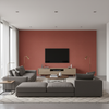 Dublin Linen Brick — Living Room Room Setting