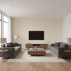 Watermill Linen Cream — Living Room Room Setting