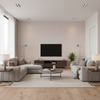 Watermill Linen Mist — Living Room Room Setting