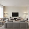 Watermill Linen ivory — Living Room Room Setting