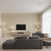 Watermill Linen Stone — Living Room Room Setting