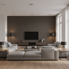 Watermill Linen Seal — Living Room Room Setting