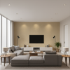 Watermill Linen Wheat — Living Room Room Setting
