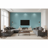 Watermill Linen teal — Living Room Room Setting