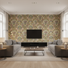 Tetbury Rose/Aqua — Living Room Room Setting