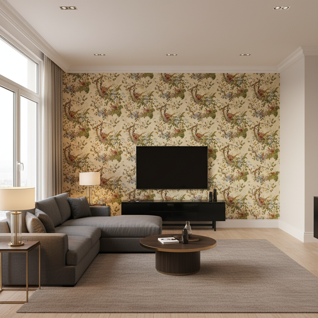 Lyndhurst Cream — Living Room Room Setting