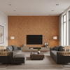 Chantilly Weave Spice — Living Room Room Setting