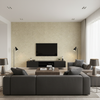 Chantilly Weave Beige — Living Room Room Setting