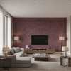 Bennett Prune — Living Room Room Setting