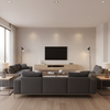Bennett Greige — Living Room Room Setting