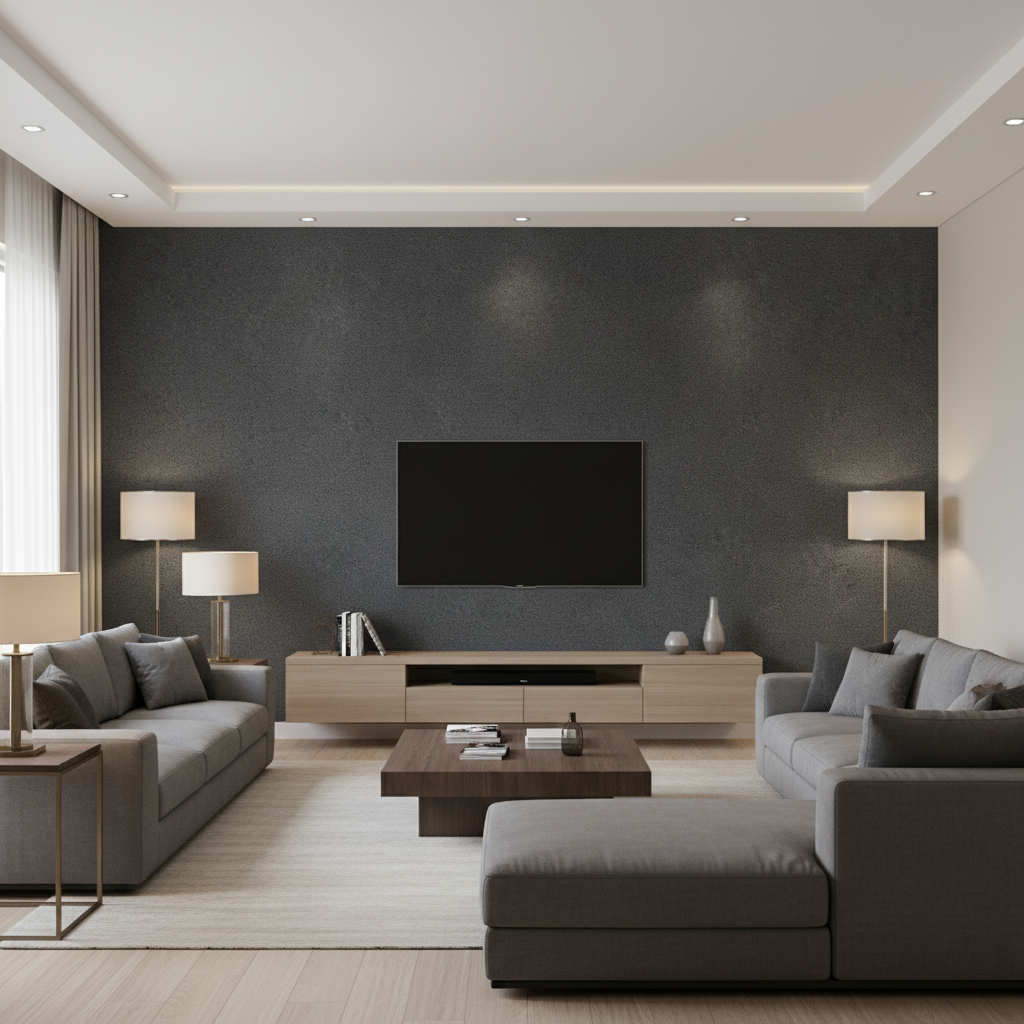 Bennett Coal — Living Room Room Setting