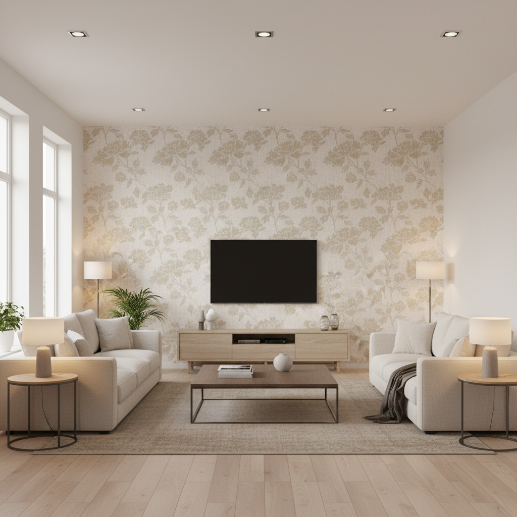 Graciela Ivory/Beige — Living Room Room Setting
