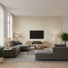 Oxford Velvet beige — Living Room Room Setting