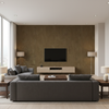 Oxford Velvet Camel — Living Room Room Setting