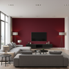 Oxford Velvet burgundy — Living Room Room Setting