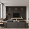 Oxford Velvet Gray — Living Room Room Setting