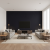 Oxford Velvet black — Living Room Room Setting