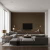Oxford Velvet Cocoa — Living Room Room Setting