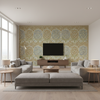Sameera Sapphire/Gold — Living Room Room Setting