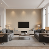 Skye Wool Biscotti — Living Room Room Setting
