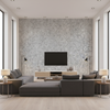 Skye Wool Koala — Living Room Room Setting