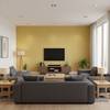 Skye Wool mustard — Living Room Room Setting