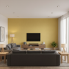 Skye Wool mustard — Living Room Room Setting