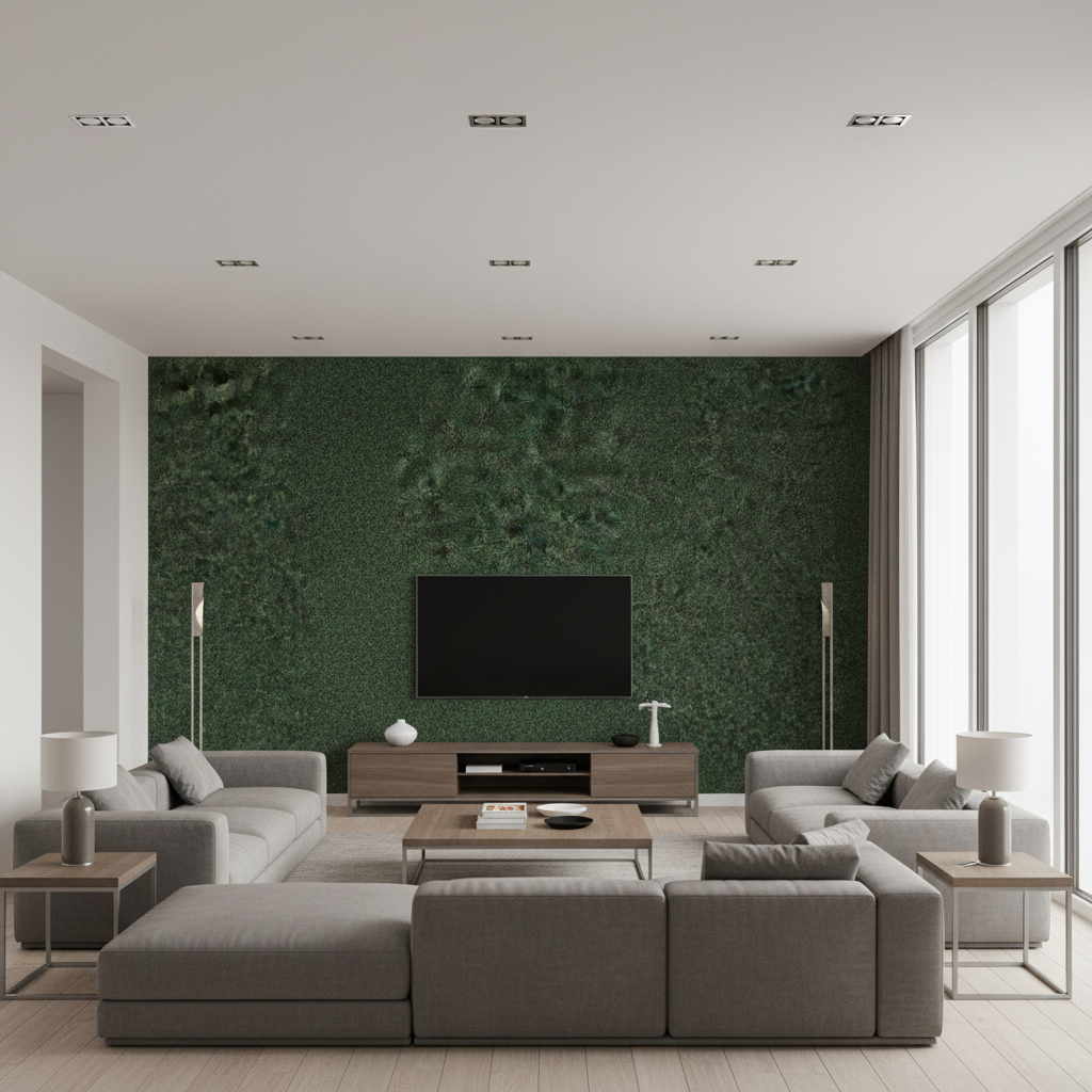 Skye Wool Bottle — Living Room Room Setting