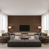 Skye Wool Walnut — Living Room Room Setting