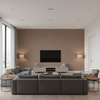 Skye Wool taupe — Living Room Room Setting