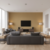 Lille Linen Straw — Living Room Room Setting