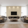 Lille Linen Champagne — Living Room Room Setting