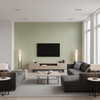 Lille Linen Oldmint — Living Room Room Setting