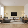 Lille Linen Bone — Living Room Room Setting