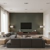 Lille Linen Dune Grass — Living Room Room Setting
