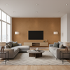 Lille Linen Gold — Living Room Room Setting