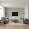 Lille Linen Silver — Living Room Room Setting