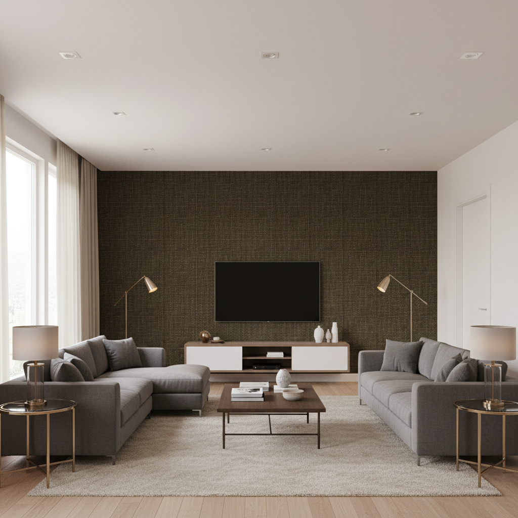 Lille Linen Acorn — Living Room Room Setting