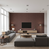 Lille Linen Old Red — Living Room Room Setting