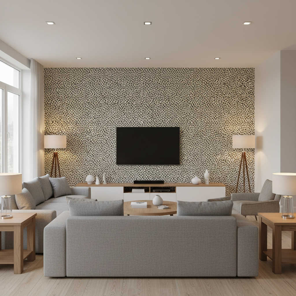 Mago Navy — Living Room Room Setting
