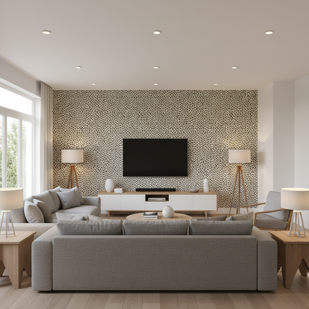 Mago Navy — Living Room Room Setting