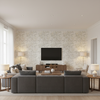 Davenport Print Cloud — Living Room Room Setting